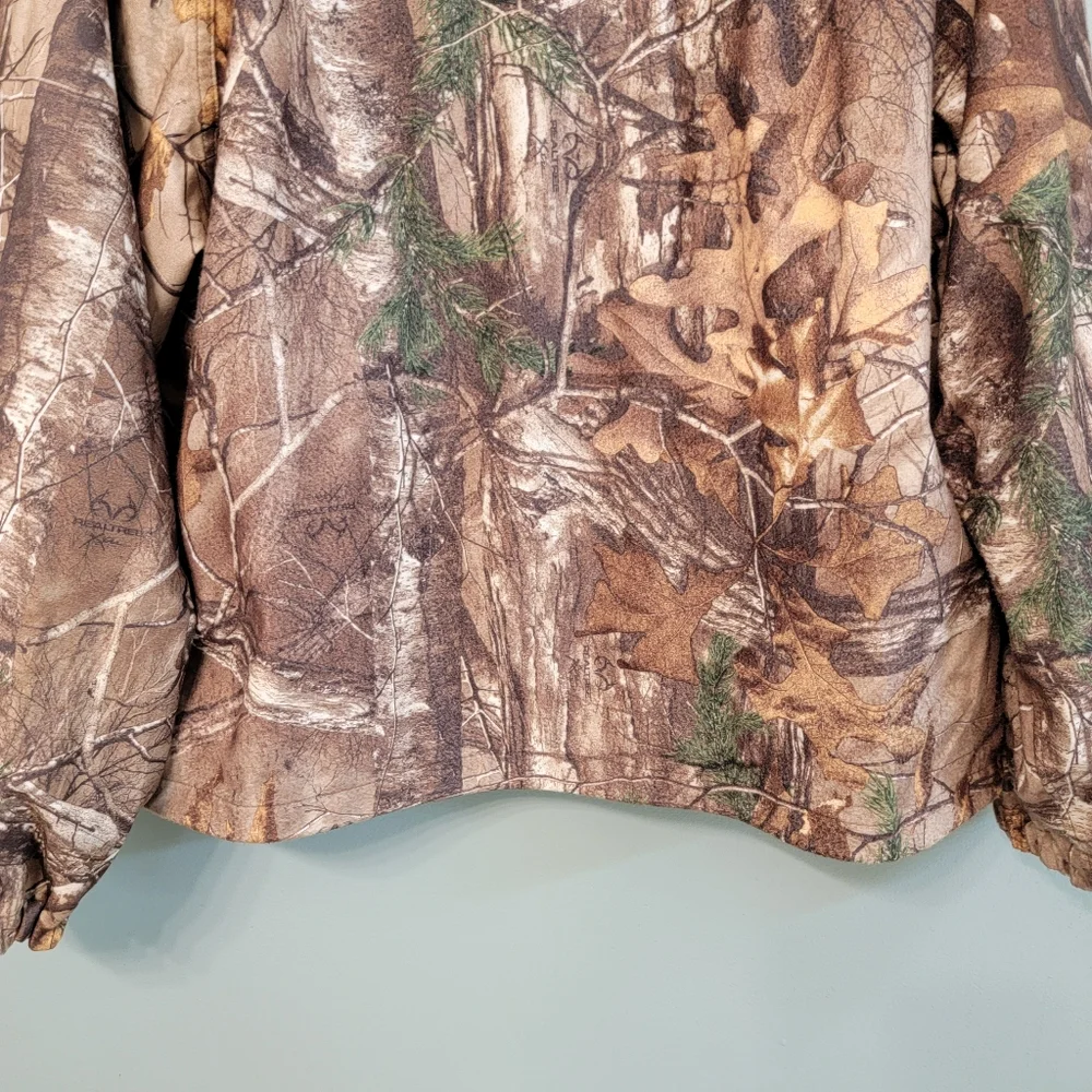 Vintage Herter's Mens‎ Size XL Hunting Realtree Camouflage Hooded Outdoor Jacket